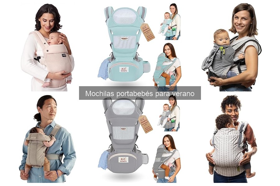 Ventajas y desventajas de mochilas portabebés en verano