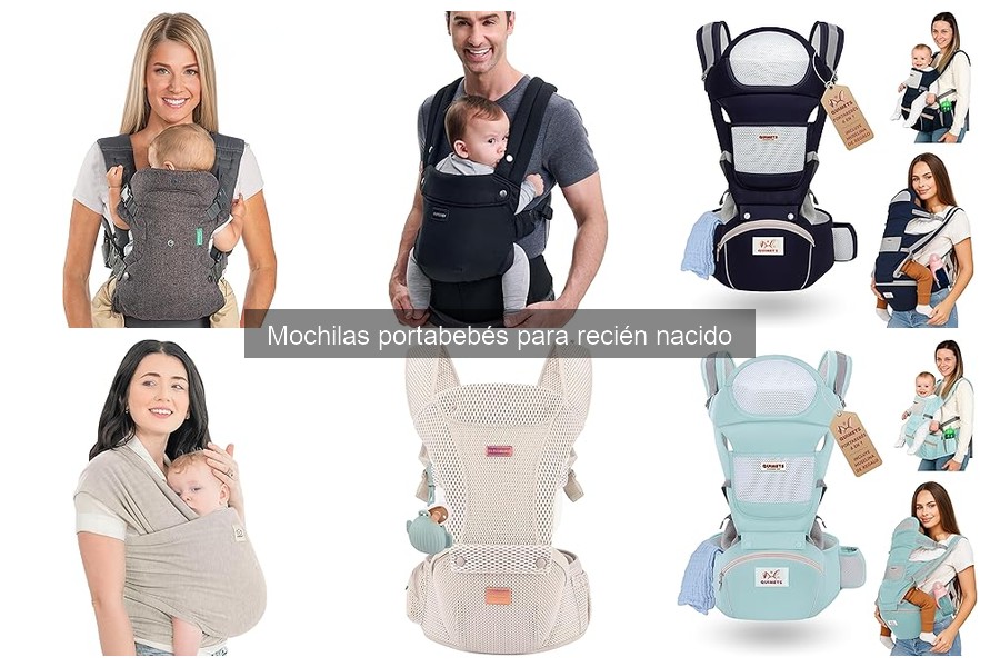 Ventajas y desventajas de mochilas portabebés para recién nacidos